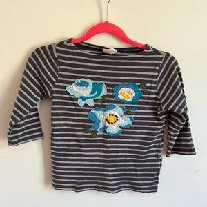 Mini Boden floral shirt